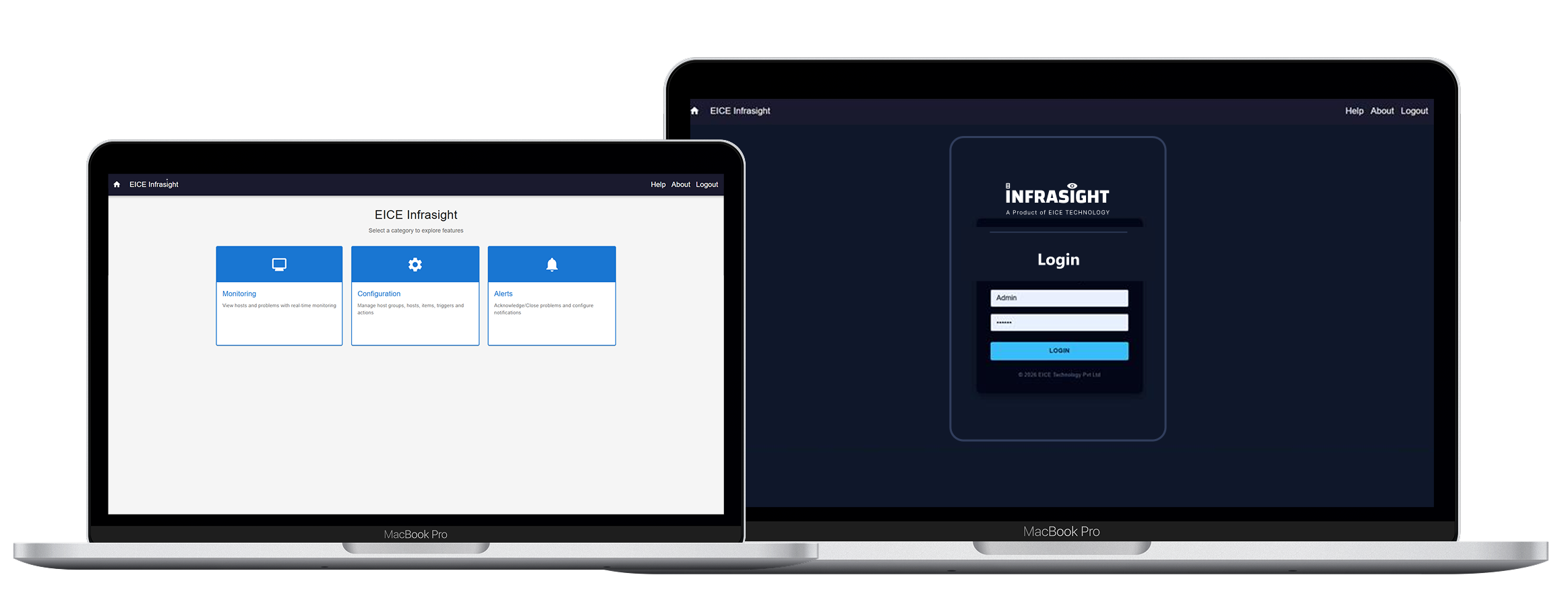 Infrasight product screenshot